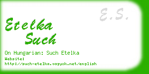 etelka such business card